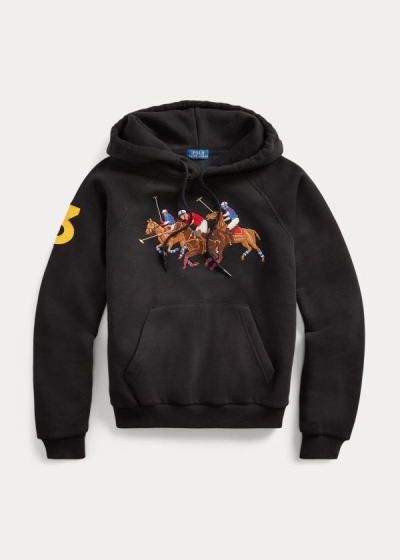 Sudaderas Con Capucha Polo Ralph Lauren Mujer Negros - Fleece - PDAGV7849